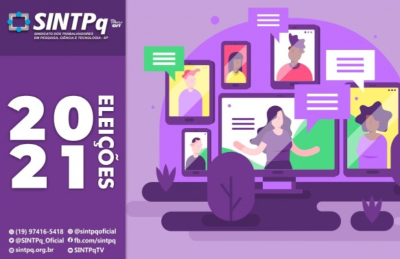 Em votação online, sindicalizados elegem nova diretoria do SINTPq